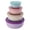 4PC, variant on 1PC Plastic Bowls with Sealed Lids, 5.1 in Color Mixing Bowls, Food Storage Bowls, Refrigerator Storage Bowls, Stackable Plastic Mixing Bowl Set, Nesting Small Mixing Bowl Set for Baking, Prepping,XS