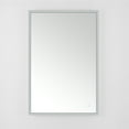 thumbnail image 4 of SAFAVIEH Houston 24 Inch Aluminum Led Mirror, Silver/White, 4 of 17