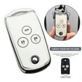 thumbnail image 4 of 3 Button Flip Key Fob Cover Case for Honda Civic for Accord Jazz HRV CRZ, 4 of 8