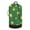 Green Background With Yellow Stars, variant on Large Capacity Drawstring Laundry Backpack Portable Dirty Clothes Hamper Yellow Stars