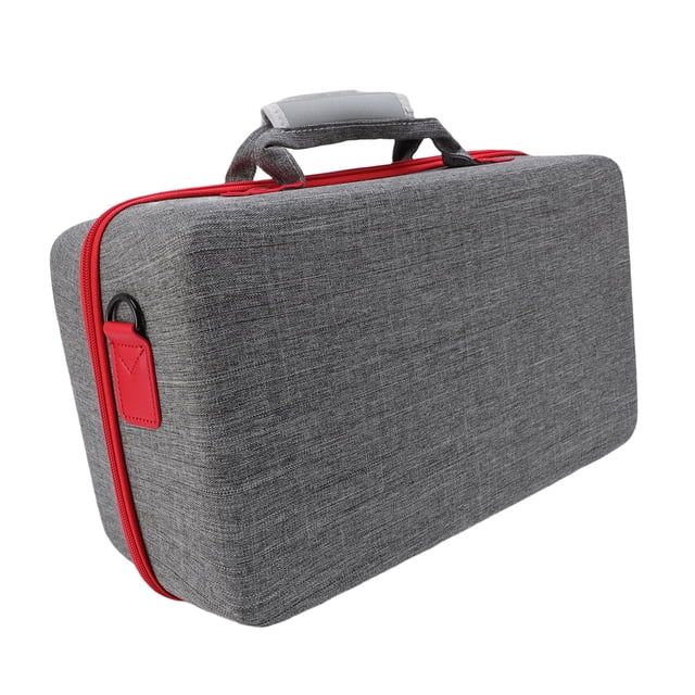 Home Game Console Hard Shell Carrying Case for SLIM Console, Controller, Headphone, Vertical Stand, Power Supply, Water and Dust Proof Protective Bag, Adjustable Shoulder Strap