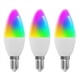 thumbnail image 1 of 3X Bombilla Inteligente Tuya E14 Regulable con Cinco Modos de Luz en Espiral, Bombilla RGB con WiFi, Control Remoto y Control por Voz, 7 W, 1 of 4