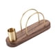 thumbnail image 4 of Servilletero con soporte para palillos de dientes, Base de madera, dispensador de servilletas elegante de latón para uso doméstico, restaurante de, 4 of 9