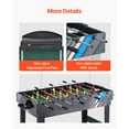 thumbnail image 3 of KFFKFF 4-in-1 Combo Game Table Set, 48" Air Hockey Table, Multi Combination Table with Air Hockey, Pool Billiard, Foosball, Ping Pong, Pushers & Pucks, 3 of 9