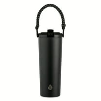 TAL Stainless Steel Paracord Handle Water Bottle 24 fl oz, Black