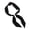 Black, variant on Women Scarf Imitation Pearl Buckle One-Piece Design Scarf Lightweight Chiffon Satin French Retro Black White Dot Neck Collar