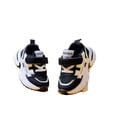 thumbnail image 4 of Children Soft Sole Outdoor Walking Footwear Boys Girls Breathable Mesh Hook & Loop Casual Sneakers Black 24, 4 of 9