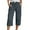 A-Grey15, variant on Yuanlong Women Pants Spring Summer Plain Drawstring Waist Straight Loose Leg Crop Pants Daily Bottom Relaxed Sporty Pant
