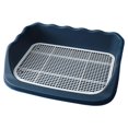 thumbnail image 1 of Billuyoard Pet Toilet Cleaning Tool Plastic Corner Basin Lavatory for Cat Dogs Ferret  Juguetes de animales pequeños Azul oscuro, 1 of 1