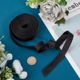 thumbnail image 4 of 1pc Stain Ribbon Piping Strips for Clothing Decoration Black 3/4 inch(19mm) about 3.83 Yards(3.5m)/pc, 4 of 7