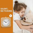 thumbnail image 3 of Battery Operated Morning Alarm Clock,aboveClock Wood Alarm Clock Analog Travel Alarm Clock Quiet Non, 3 of 4