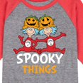 thumbnail image 3 of Dr. Seuss - Spooky Things - Toddler And Youth Raglan Graphic T-Shirt, 3 of 7