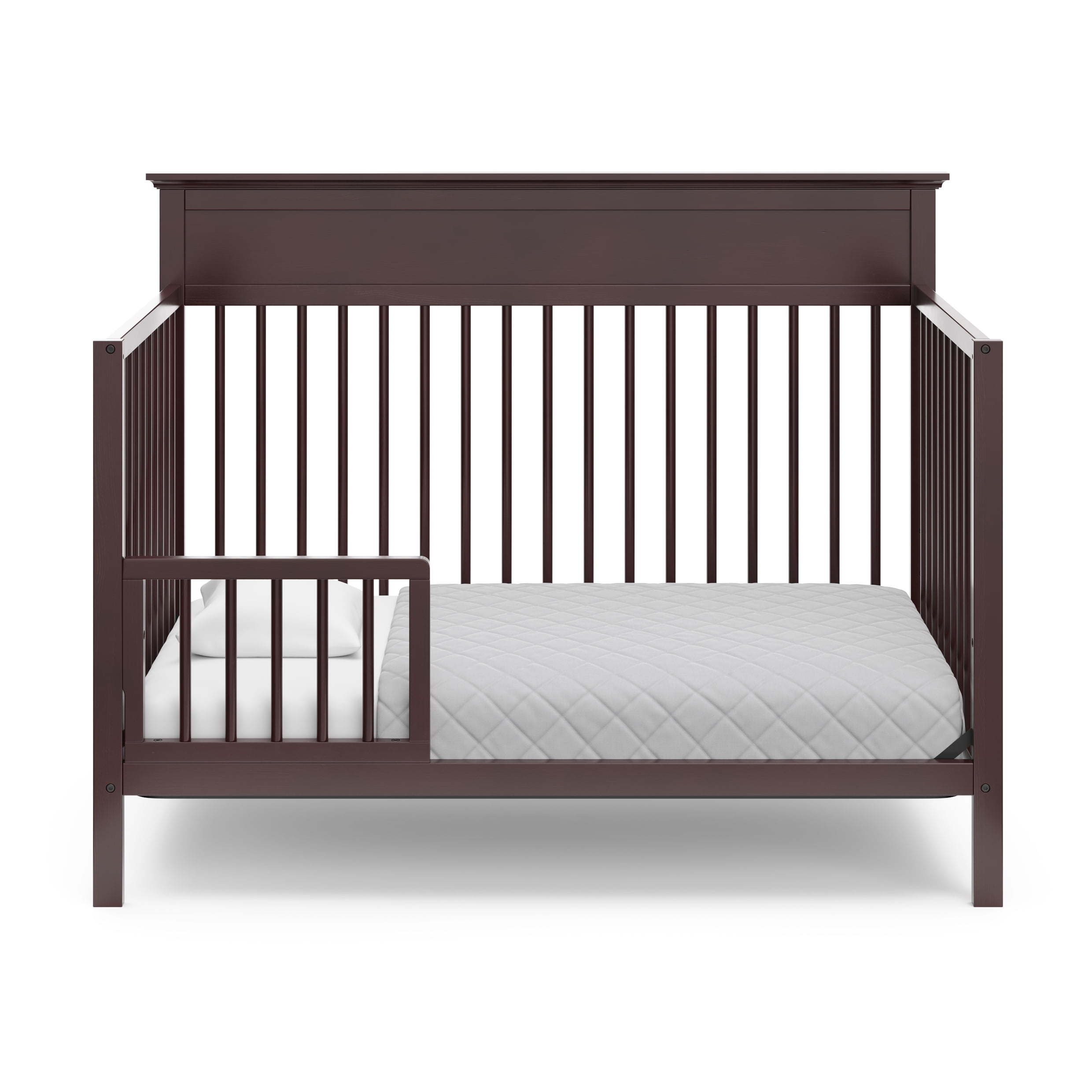 Storkcraft Horizon 5-in-1 Convertible Baby Crib, Espresso