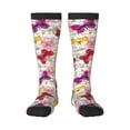 thumbnail image 2 of Lsque Butterflies and Vintage Printed Crew Socks Men's Women's LightWeight Thin Casual Calf Socks ,Knee High Socks,Cotton Socks, 2 of 9