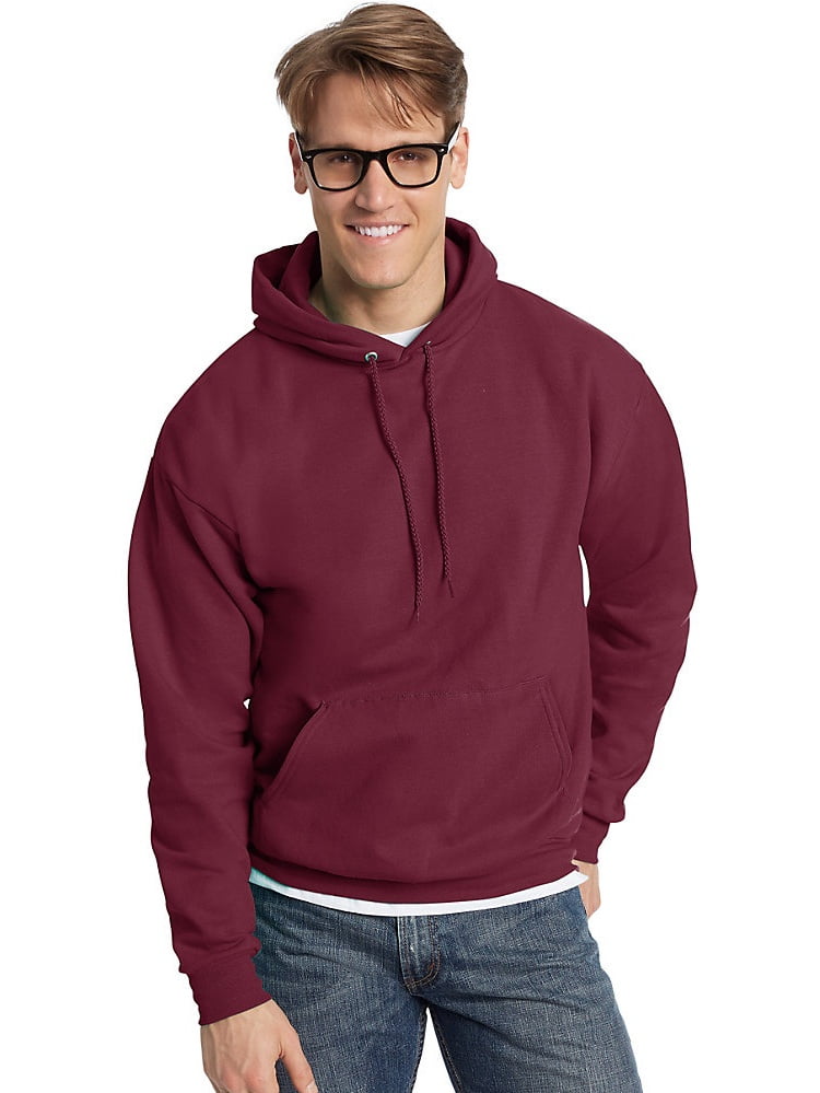 hanes maroon hoodie
