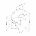 thumbnail image 2 of South Shore Dalya, Scandinavian Chair,  Beige, 2 of 10