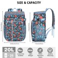 thumbnail image 3 of Retro Floral Farmhouse Design Backpack Cooler - 20L High Capacity, Lightweight & Portable for Travel, 3 of 4