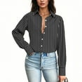 thumbnail image 5 of Bovxnpu Womens Long Sleeve Plus Size Tops, Button Down Shirts for Women Dressy Casual Blouse Business Casual Work Tops Plus Size Spring Clothes L, 5 of 5