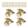 thumbnail image 1 of 4 Uds. Ruedas verticales de Metal para Piano, silla giratoria Universal con ruedas, reemplazo de sofá para estanterías, sofás, piezas de bricolaje Oro, 1 of 10