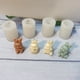 thumbnail image 1 of Xihbxyly Juego de Moldes para Velas, Molde de Silicona para Velas Diy, Moldes de Resina para Jabón, Diseño Flexible, Multiusos para Chocolate, Hielo, Aromaterapia, Perfecto para Cumpleaños y Bodas, 6, 1 of 4