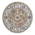thumbnail image 2 of Unique Loom Eco Traditional Collection Area Rug - Animate (3' 3" Round Almond Beige/Black), 2 of 6