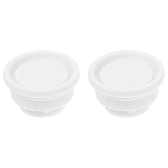 RENACLIPY 2Pcs Swimming Pool Ladder Plug Rubber for Durable Maintenance White