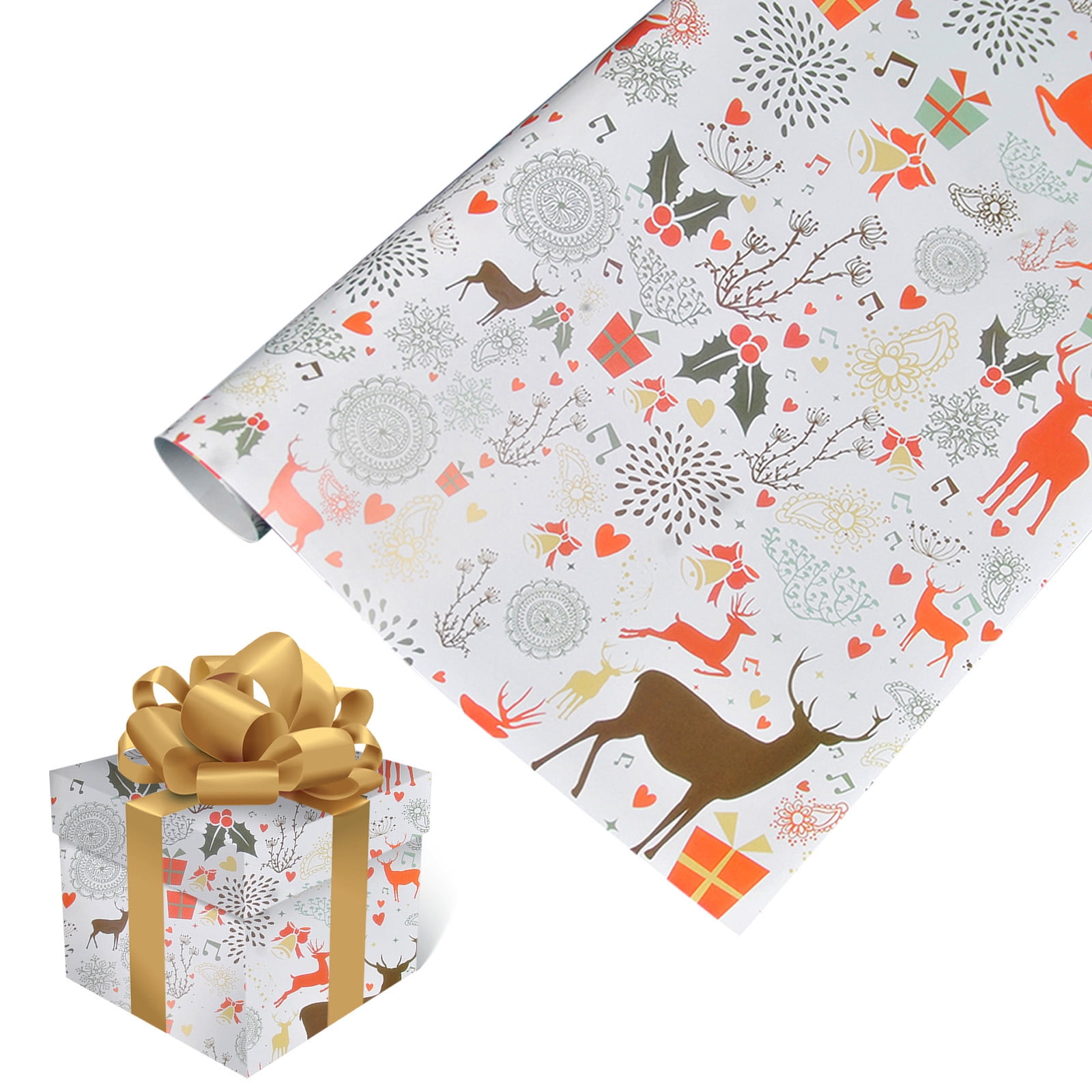 Dashing Deer — Rich Plus Gift Wrapping Paper Wholesale