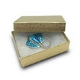 thumbnail image 4 of TheDisplayGuys 100-Pack #99 Cotton Filled Cardboard Paper Jewelry Box Gift Case - Gold Foil (Mix of 5 Sizes, 20pc each), 4 of 8