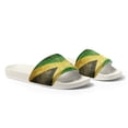 thumbnail image 4 of Act Jamaican Women's Slides (White, 7), 4 of 4