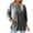 Gray-01, variant on STETMN Plus Size Sweatshirts for Women Loose Waffle Knit Long Sleeve Pullover Top with Pocket