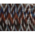 thumbnail image 4 of oneOone Georgette Viscose Fabric Chevron Ikat Print Fabric By Yard 42 Inch Wide, 4 of 4