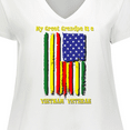 thumbnail image 4 of Inktastic My Great Grandpa is a Vietnam Veteran Women's Plus Size V-Neck T-Shirt, 4 of 5