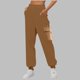 thumbnail image 1 of WILLBEST Pantalones Deportivos Casuales para Mujer, Forrados, de Pierna Ancha y Recta, de Cintura Alta y con Bolsillos para Entrenar y Disfrutar Del Tiempo Libre. Chica, 1 of 3