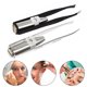 thumbnail image 3 of Alicates para cejas de acero inoxidable, pinzas para cejas con luz (negro plateado), 2 uds., 3 of 7