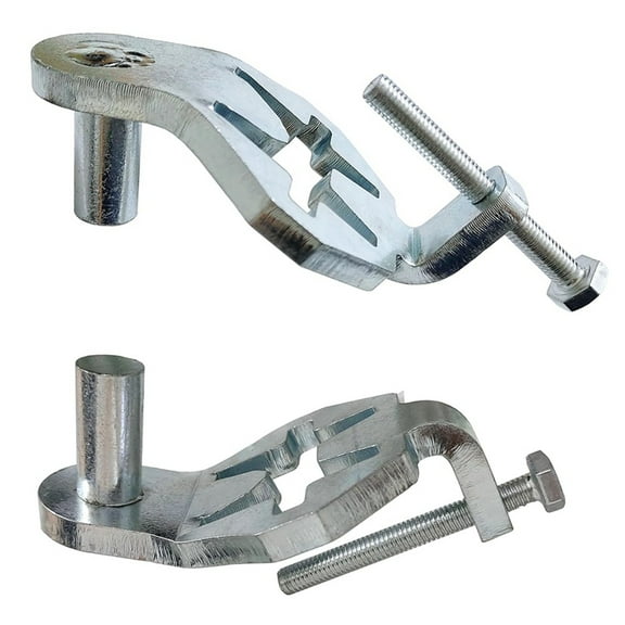 T-Post Gate Hinge Pins, 5/8 Inch, 2 Pack, Metal Fence Gate Hangers for Farm and Garden