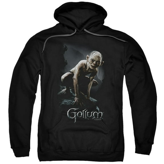 Lord of the Rings Gollum Adult Pullover Hoodie Sweatshirt Black