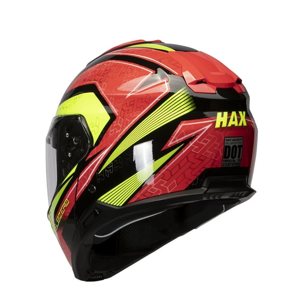 Casco abatible HAX Helmets Subzero Quantum Red Talla M Walmart