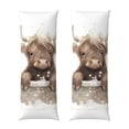 thumbnail image 1 of Balery Cute Cow Bath Funda Protectora para Almohada Corporal de Algodón Hipoalergénico con Cierre(55 x 21 pulgadas), Almohadas No Incluidas, 1 of 7