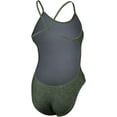 thumbnail image 2 of TYR Lapped Cutout Swim Suit - Women's, Olive, Size 32, 2 of 2