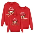 thumbnail image 4 of breaise Christmas Family Matching Sweatshirt Long Sleeve Cartoon Print Sweatshirts Trendy O-Neck Xmas Ugly Shirt for Family, 4 of 4