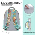 thumbnail image 5 of Artistic Geometric Student Backpack - Waterproof & Lightweight with Breathable Mesh Straps, 5 of 5