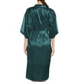thumbnail image 3 of Yuzhih Soft Robes for Women Bathrobe with Belt Wedding Guest Party Robes 3/4 Bell Sleeve Sleepwear, 3 of 3