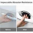 thumbnail image 2 of Car Door Handle Scratch Protector Sticker, Carbon Fiber Reflective Strips Car Door Handle Paint, Handle Scratch Cover Guard Protective Film for Car Exterior Decorations(8pcs,White), 2 of 7
