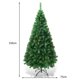thumbnail image 3 of Costway 1,5m Árbol de Navidad Artificial con Base Metálica Material PVC Hogar Abeto Verde, 3 of 7