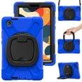 thumbnail image 6 of Case for Lenovo Tab One 8.7 inch/K9 TB305FU 2025, 360 Degree Rotating Hand Grip Shockproof Cover with Shoulder Strap, Blue, 6 of 7