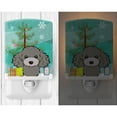 thumbnail image 2 of Christmas Tree and Silver Gray Poodle Ceramic Night Light, 2 of 2