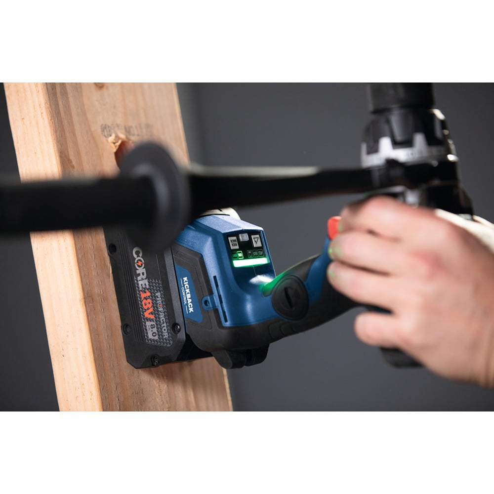 Restored Bosch GSB18V-1330CB14-RT 18V PROFACTOR Brushless Lithium-Ion 1/2 in. Cordless Connected-Ready Hammer Drill Driver Kit (8 Ah) (Refurbished)