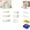 11 Piece Set, variant on Gourmetific Cream White Nonstick Detachable Handle Pan Set - 12 Piece Stackable Set