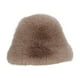 thumbnail image 5 of Gorro de pescador para mujer, versátil, para clima frío, gorro de esquí, elegante gorro de nieve para mujer Caqui, 5 of 9