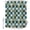 Blue, variant on Green Gold Mosaic Shower Curtain Set with Hooks, Rustic Abstract Checkerboard Grids Water Repellent Shower Curtains for Bathroom Decor Sturdy Shower Curtain, Machine Washable 72x96 Inch